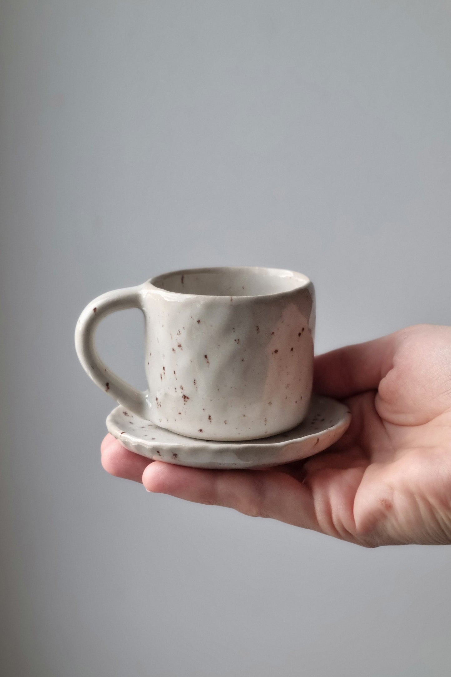 Espresso puodelio ir lėkštutės komplektas - Popietė